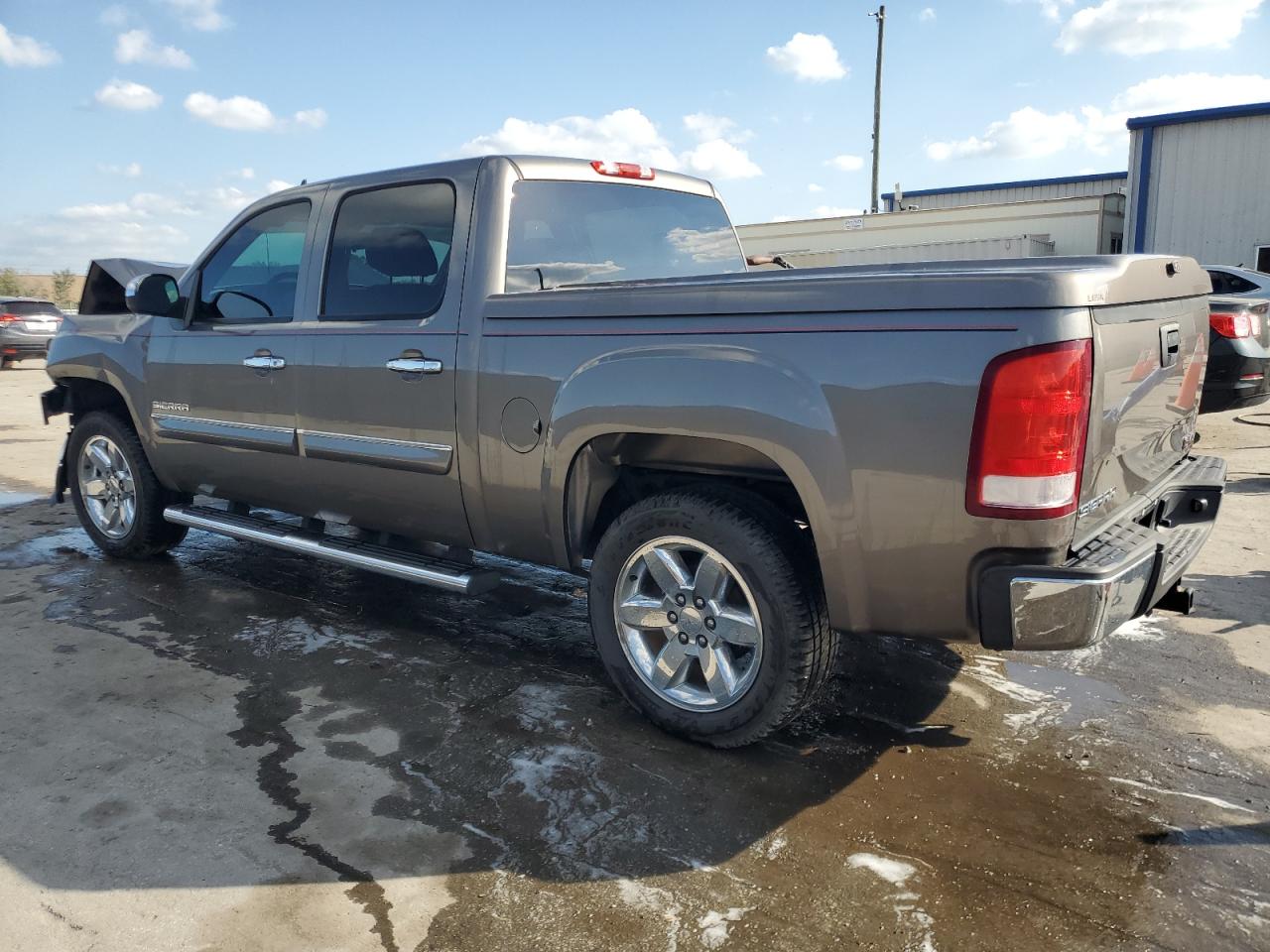 2012 GMC Sierra VIN 3GTP1VE08CG309183 Copart auction photo, front end / side damage thumbnail 2
