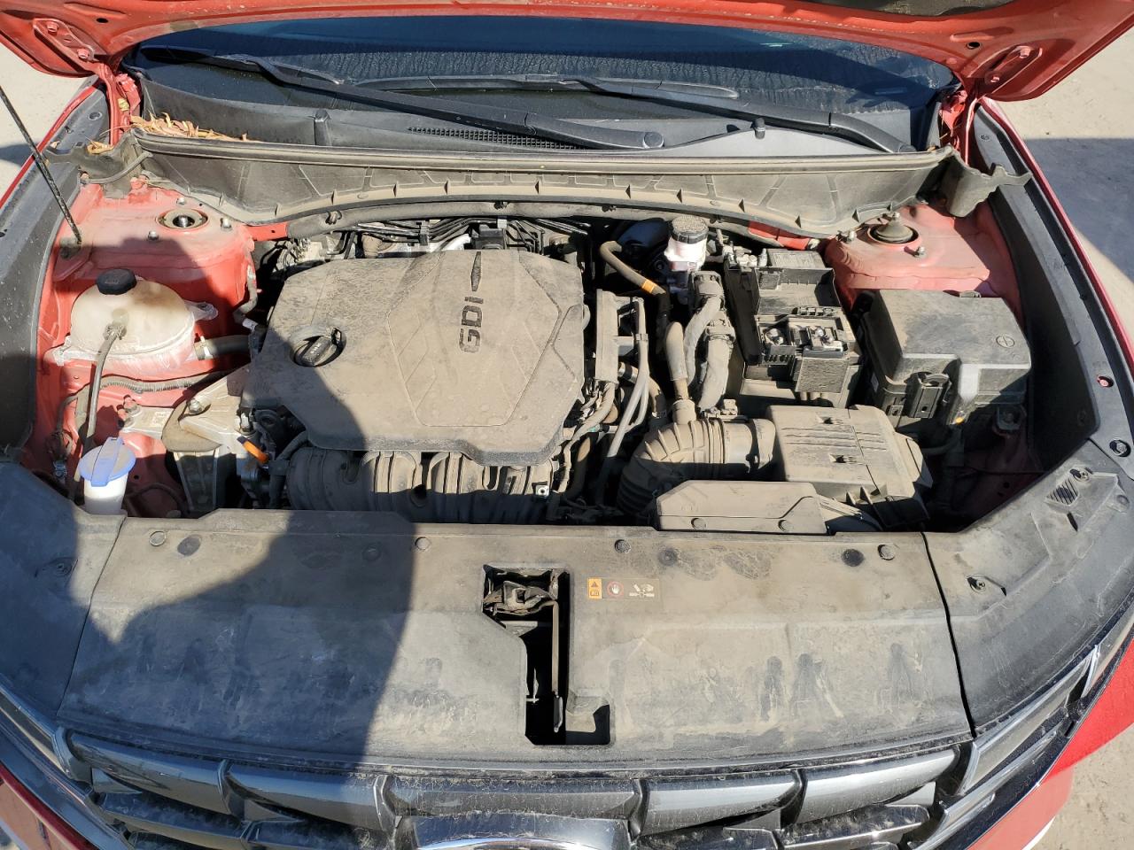 2022 Hyundai Tucson VIN 5NMJFCAE6NH097534 Copart auction photo, side / front end damage thumbnail 12