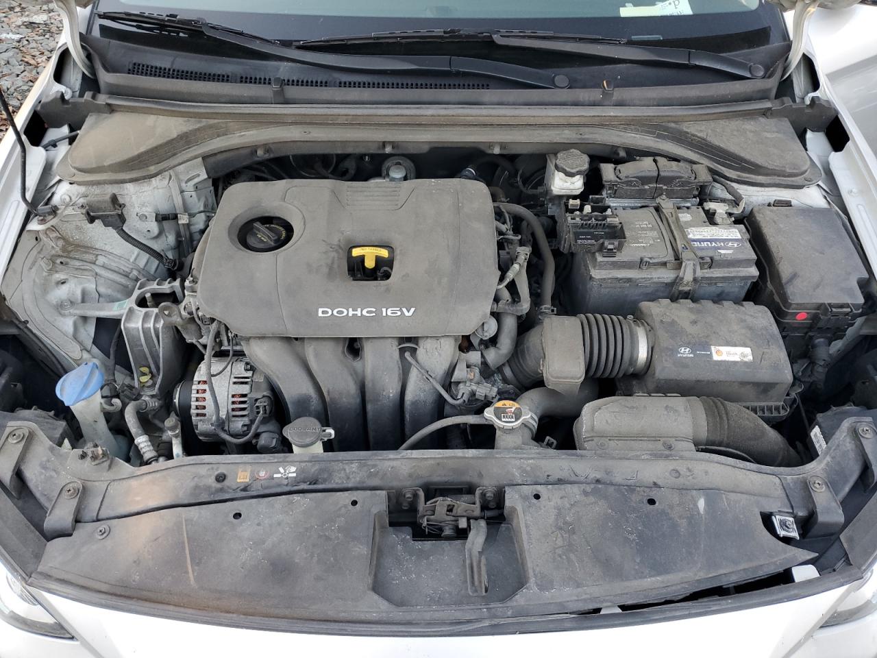 2017 Hyundai Elantra VIN 5NPD84LF0HH038330 Copart auction photo, front end damage thumbnail 11