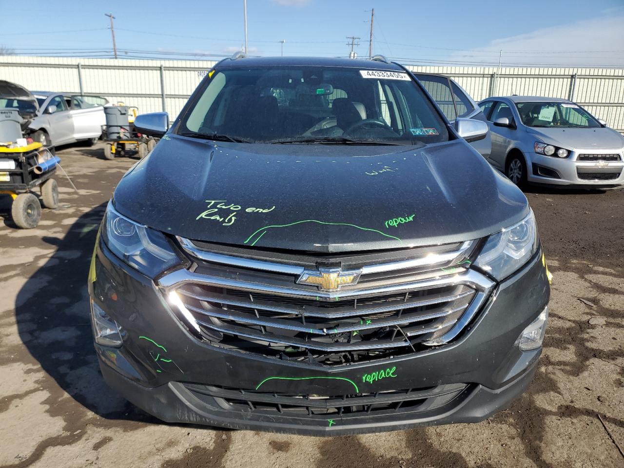 2018 Chevrolet Equinox VIN 3GNAXVEV1JS536717 Copart auction photo, front end damage thumbnail 5