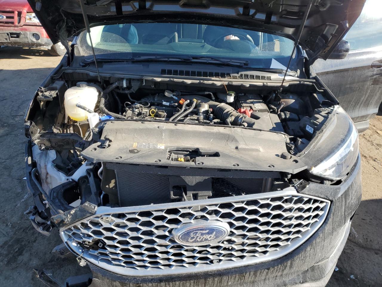 2023 Ford Edge VIN 2FMPK4J92PBA00082 Copart auction photo, front end damage thumbnail 12