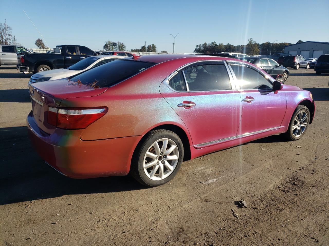 2007 Lexus LS VIN JTHGL46F175001761 Copart auction photo, vandalism / all over damage thumbnail 3