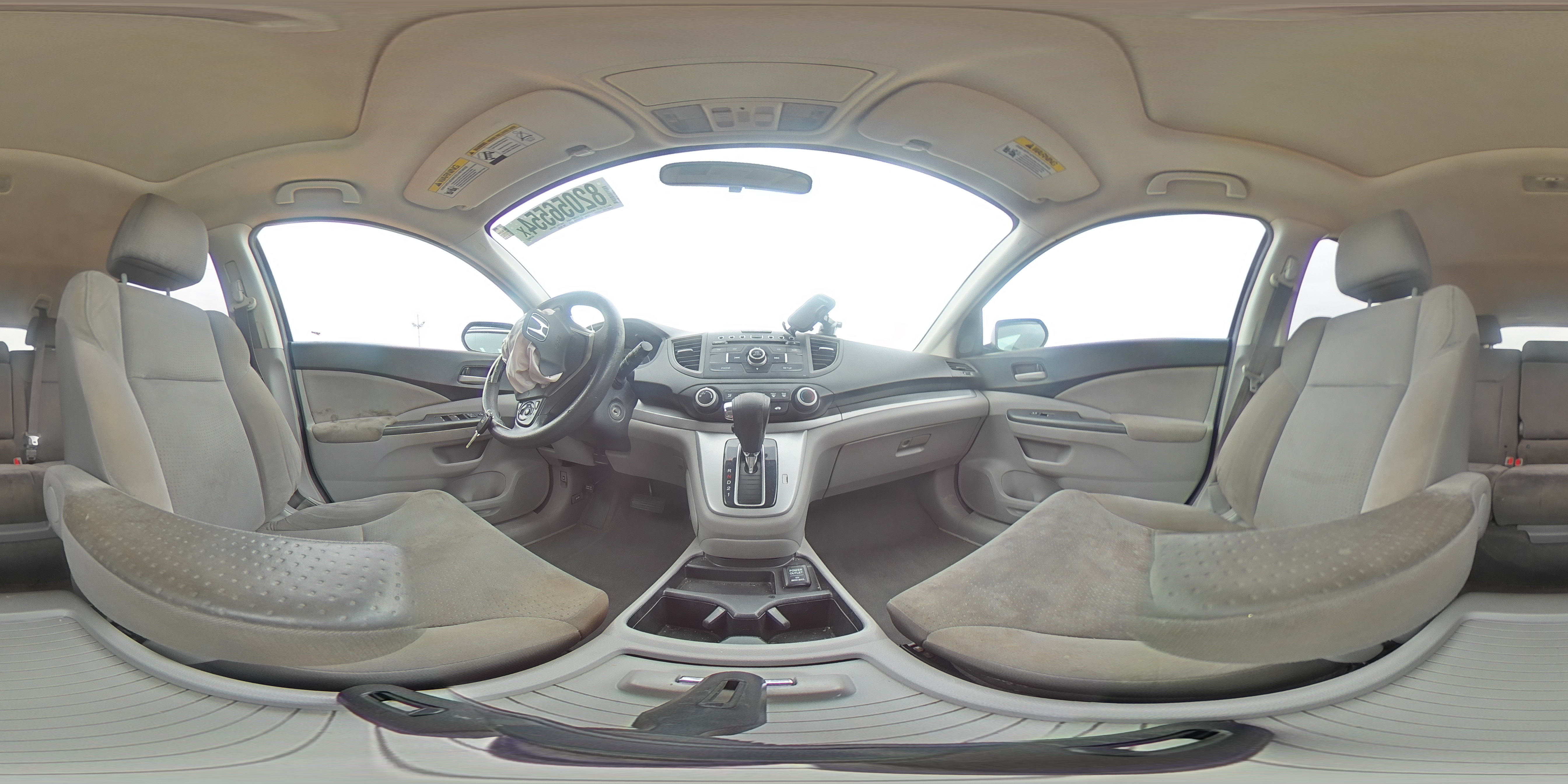 2013 Honda CR-V VIN 2HKRM4H55DH660160 Copart auction photo, front end damage thumbnail 13