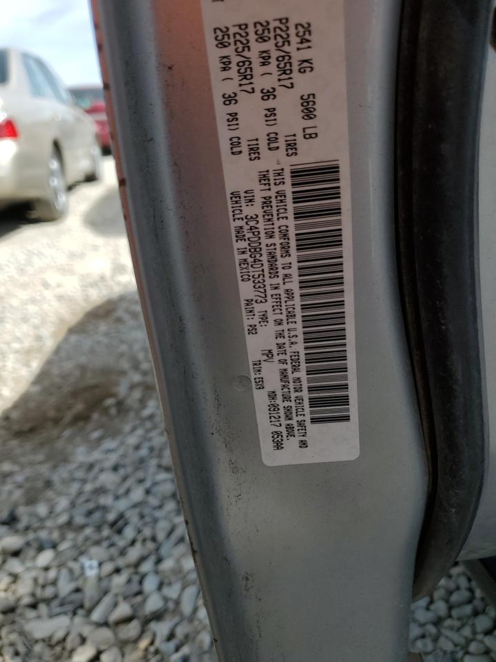 2013 Dodge Journey VIN 3C4PDDBG4DT533773 Copart auction photo, front end damage thumbnail 16