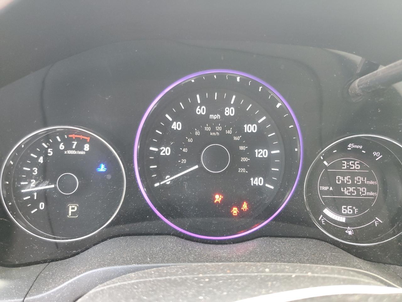 2019 Honda HR-V VIN 3CZRU5H39KG710319 Copart auction photo, side damage thumbnail 9