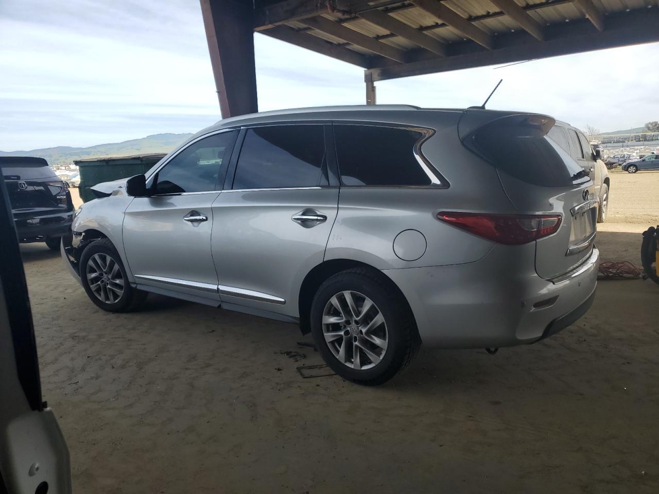 2014 Infiniti QX60 VIN 5N1AL0MN6EC551990 Copart auction photo, front end damage thumbnail 2