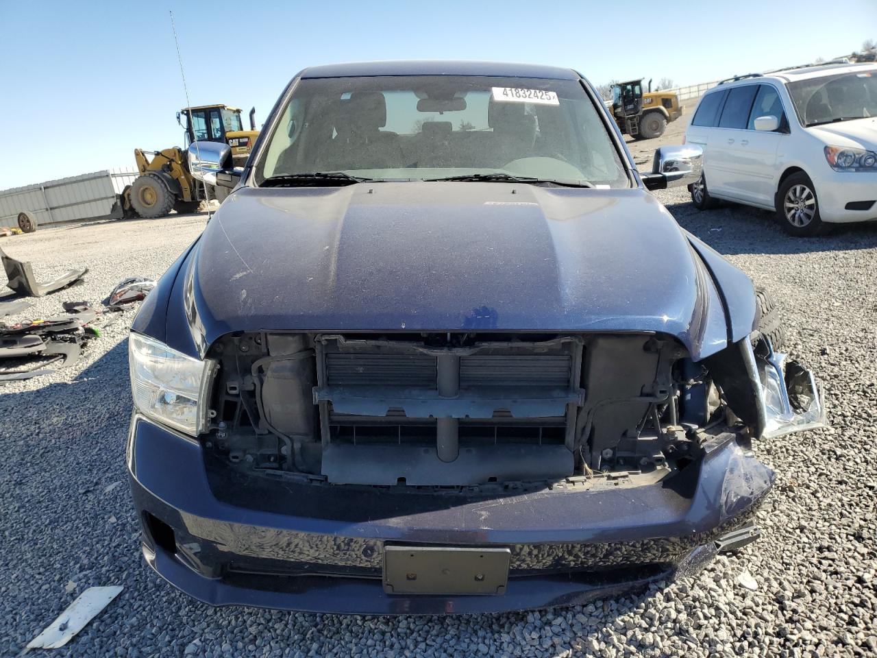 2017 RAM 1500 VIN 1C6RR7FT2HS575232 Copart auction photo, side / front end damage thumbnail 5