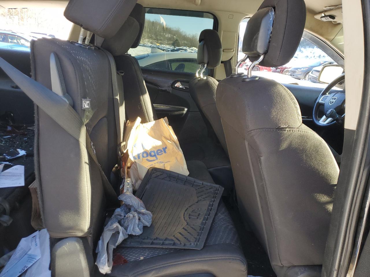2014 Dodge Journey VIN 3C4PDCBB1ET116532 Copart auction photo, front end / rear end damage thumbnail 11
