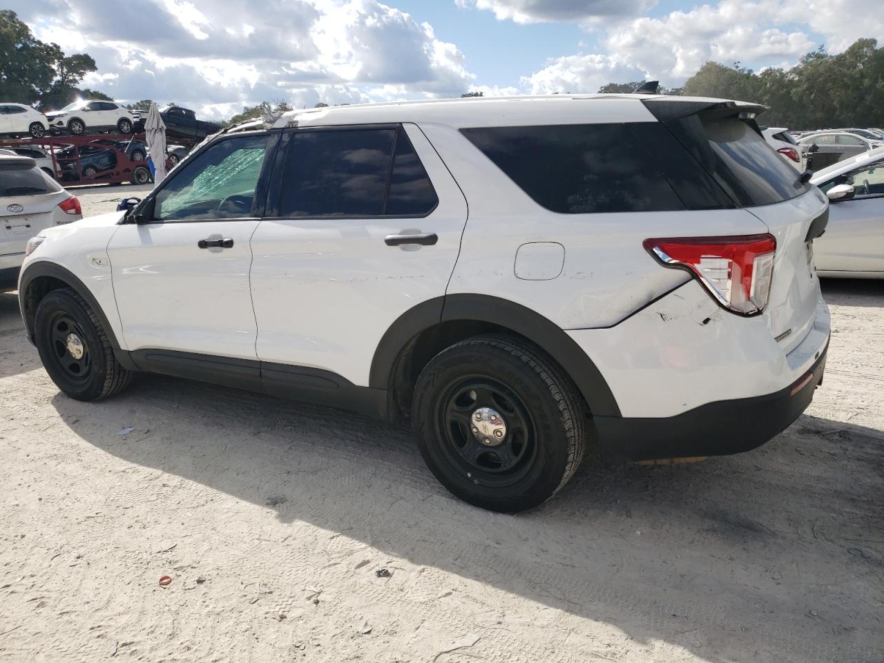 2020 Ford Explorer VIN 1FM5K8AB1LGD18828 Copart auction photo, top/roof / rear end damage thumbnail 2