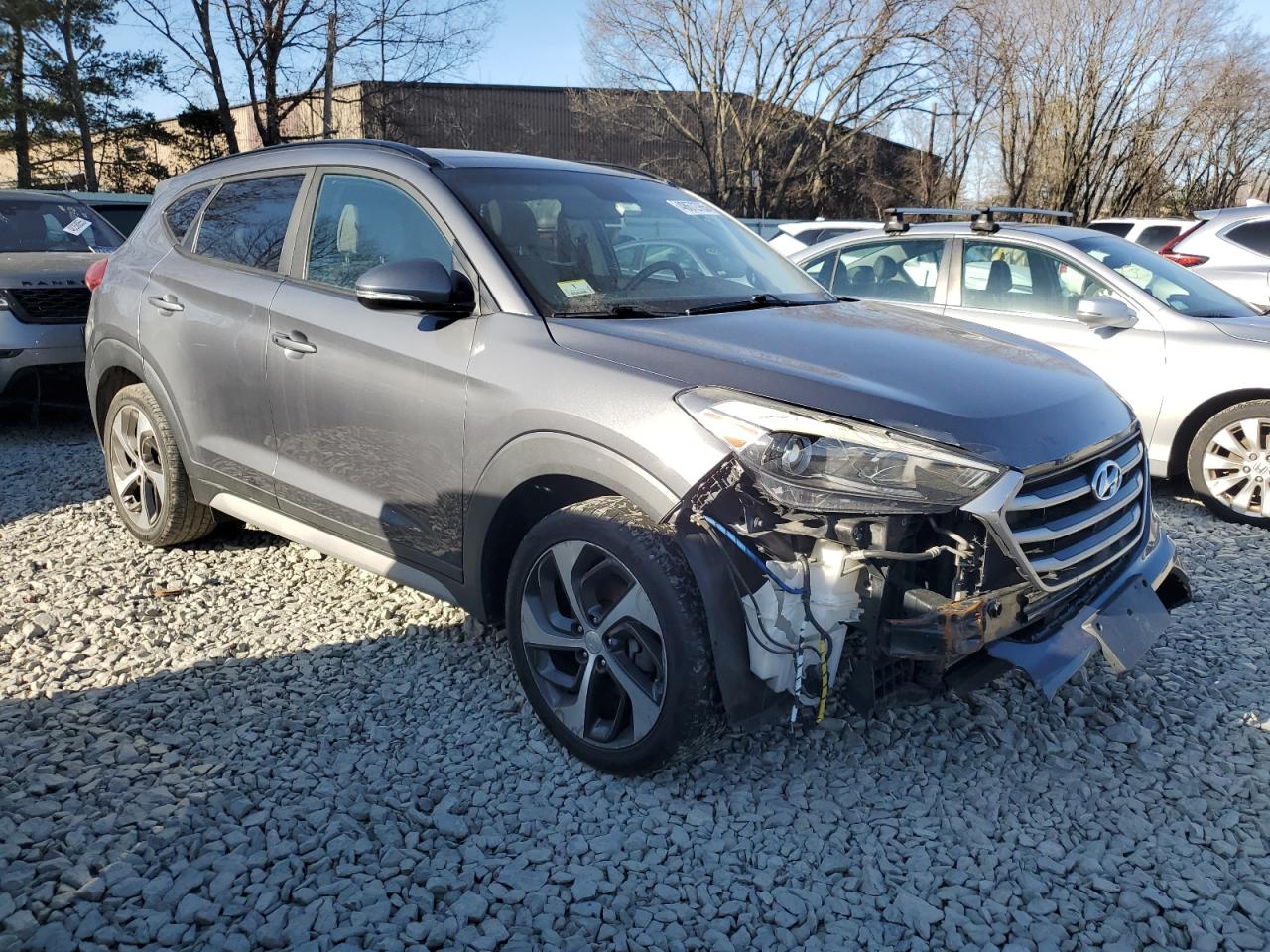 2018 Hyundai Tucson VIN KM8J3CA22JU683077 Copart auction photo, front end damage thumbnail 4