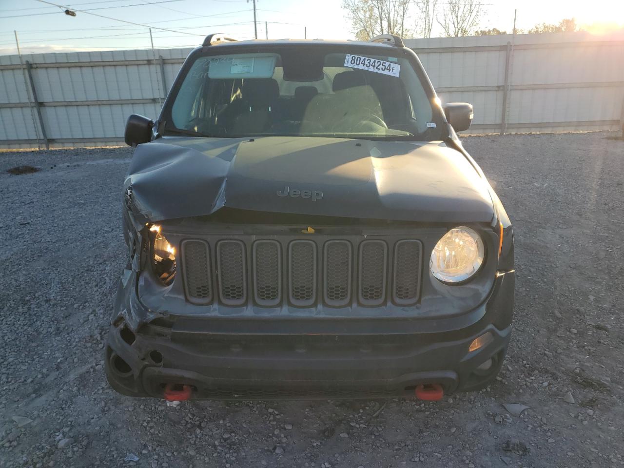 2016 Jeep Renegade VIN ZACCJBCT0GPD43309 Copart auction photo, side / front end damage thumbnail 5