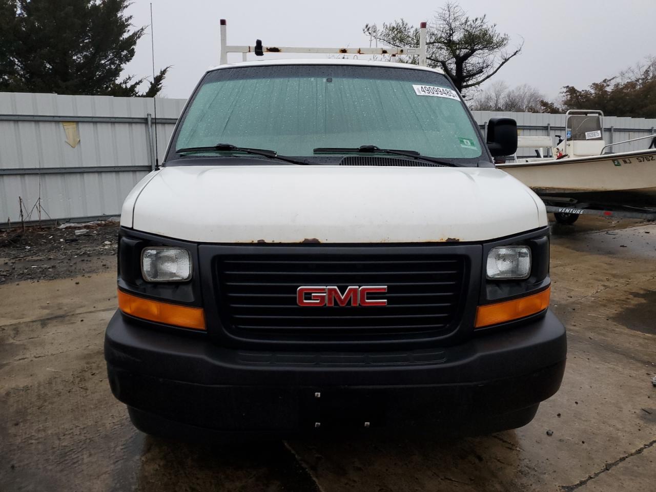 2017 GMC Savana VIN 1GTW7AFF5H1129347 Copart auction photo, rear end damage thumbnail 5