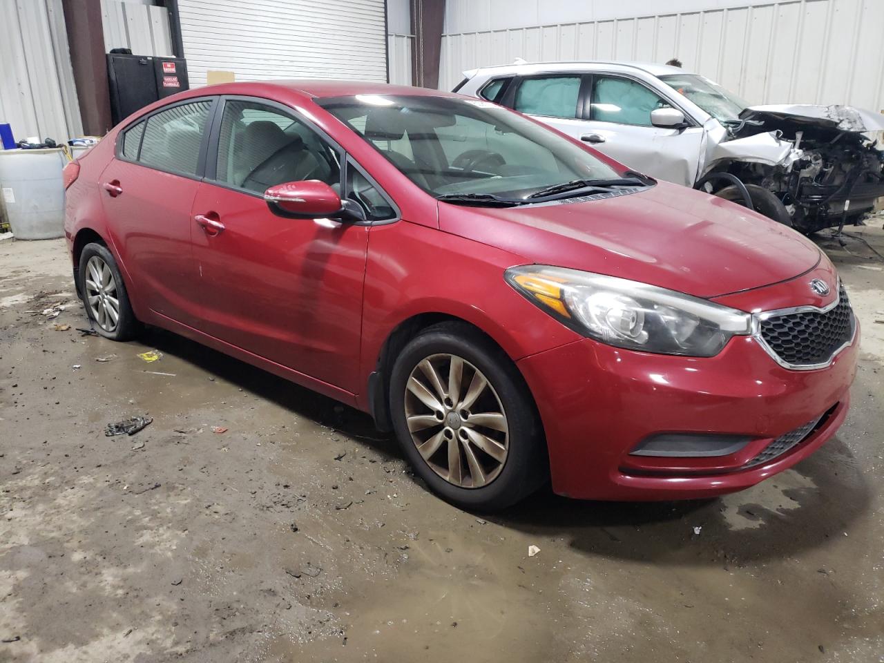 2015 KIA Forte VIN KNAFX4A61F5415076 Copart auction photo, side damage thumbnail 4