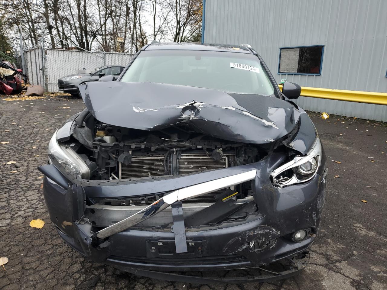 2013 Infiniti JX VIN 5N1AL0MM2DC326116 Copart auction photo, front end / rear end damage thumbnail 5