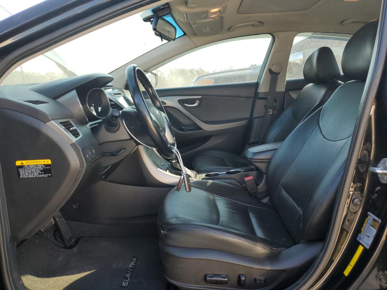 2015 Hyundai Elantra VIN 5NPDH4AE2FH624292 Copart auction photo, all over damage thumbnail 7