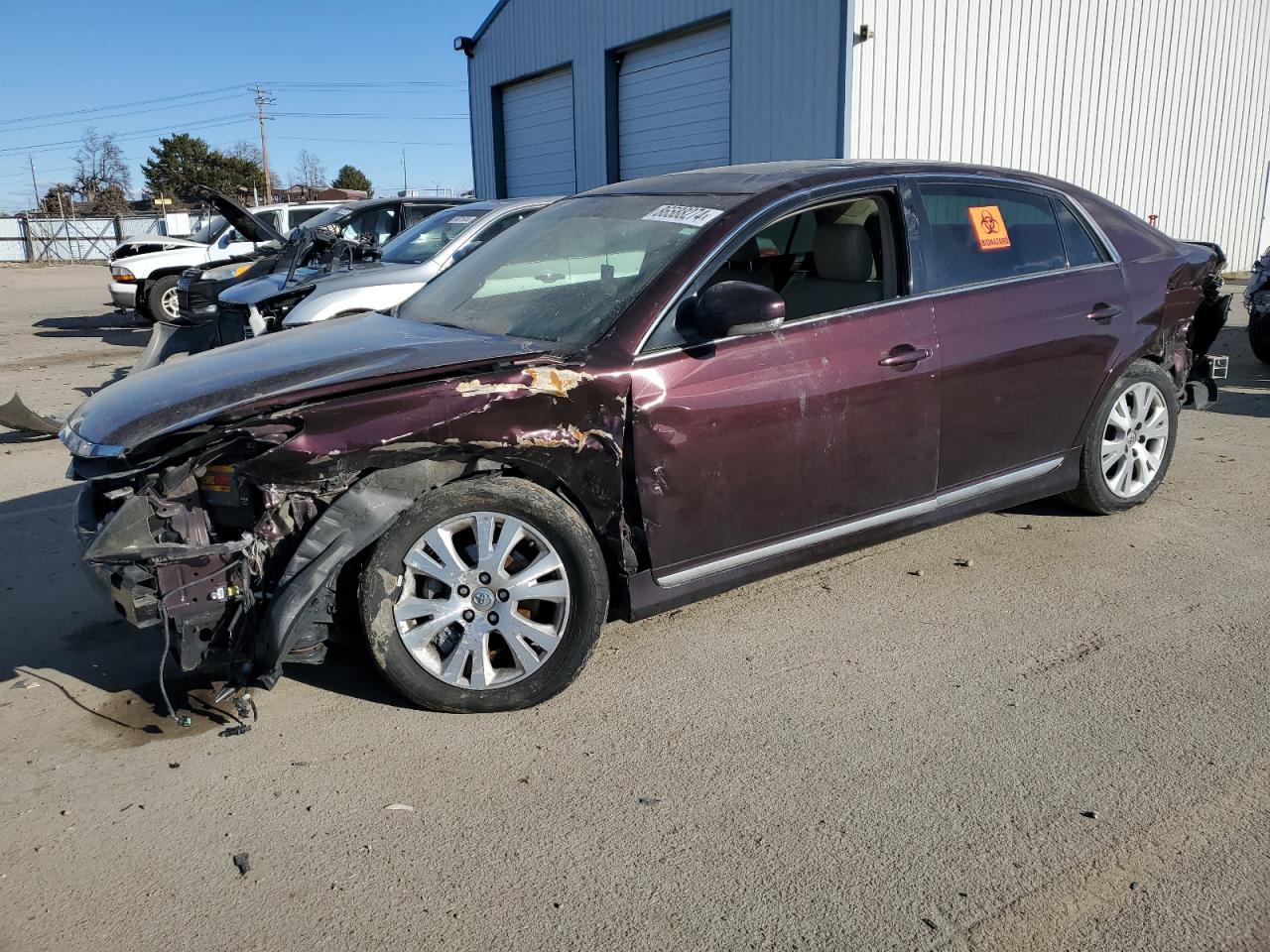 2012 Toyota Avalon VIN 4T1BK3DB1CU474001