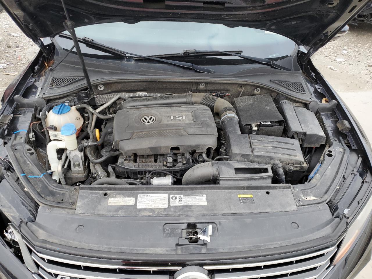 2017 Volkswagen Passat VIN 1VWDT7A37HC077921 Copart auction photo, all over damage thumbnail 11