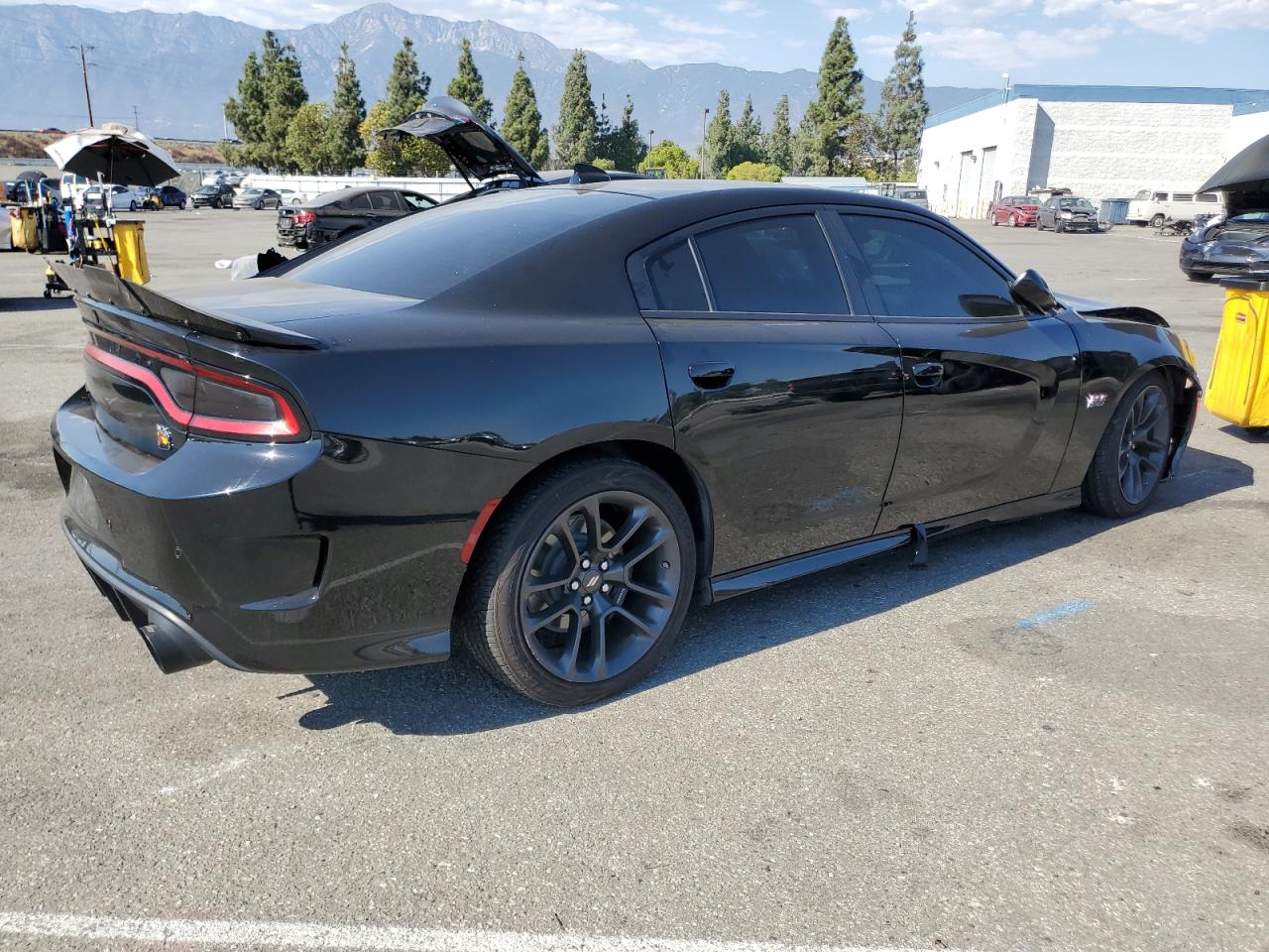 2020 Dodge Charger VIN 2C3CDXGJ8LH244430 Copart auction photo, undercarriage / front end damage thumbnail 3
