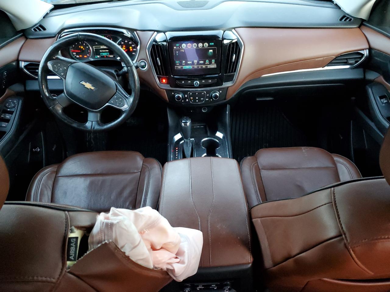 2018 Chevrolet Traverse VIN 1GNEVKKW4JJ251238 Copart auction photo, all over damage thumbnail 8