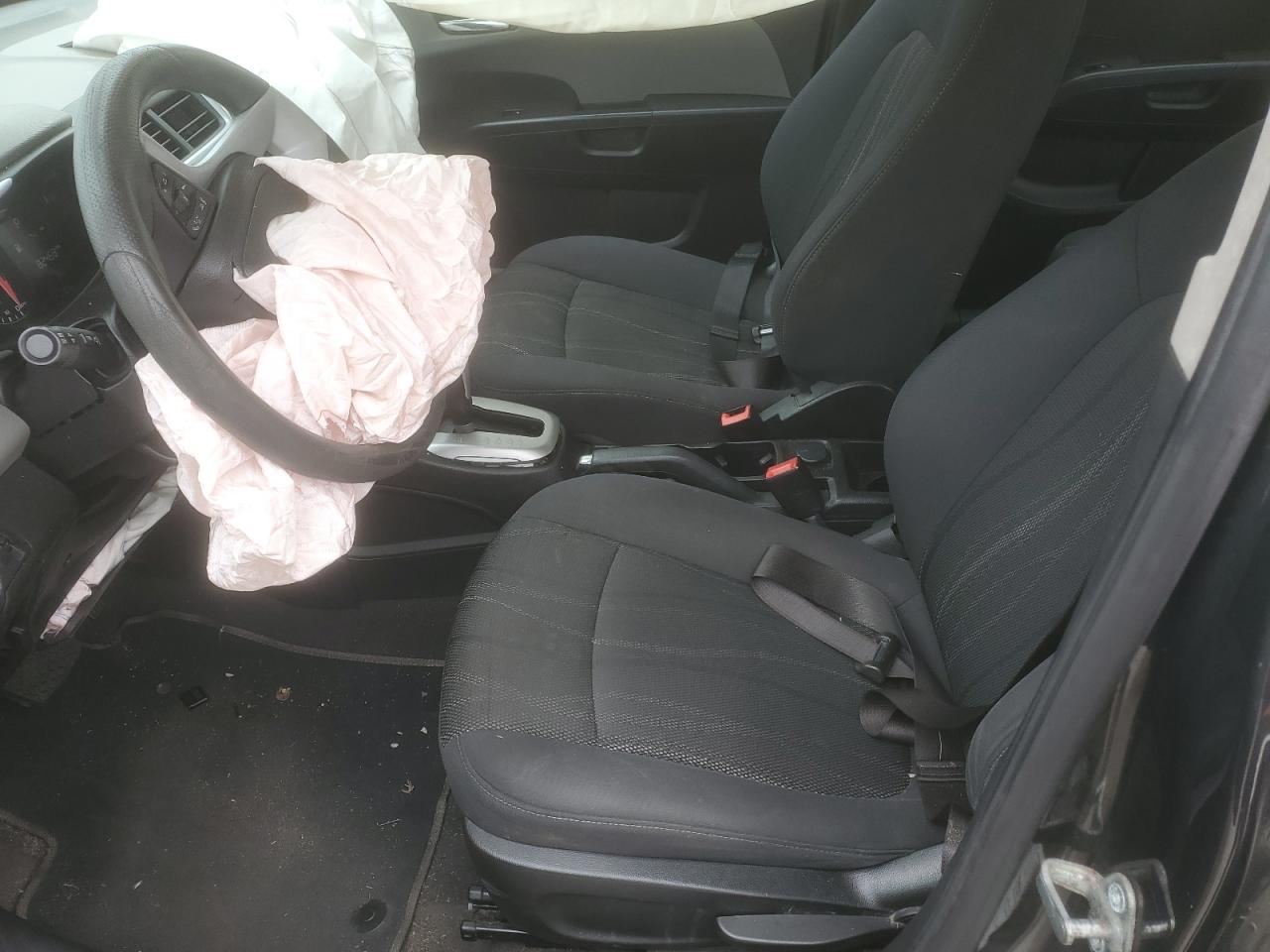2017 Chevrolet Sonic VIN 1G1JD5SHXH4116831 Copart auction photo, front end / side damage thumbnail 7