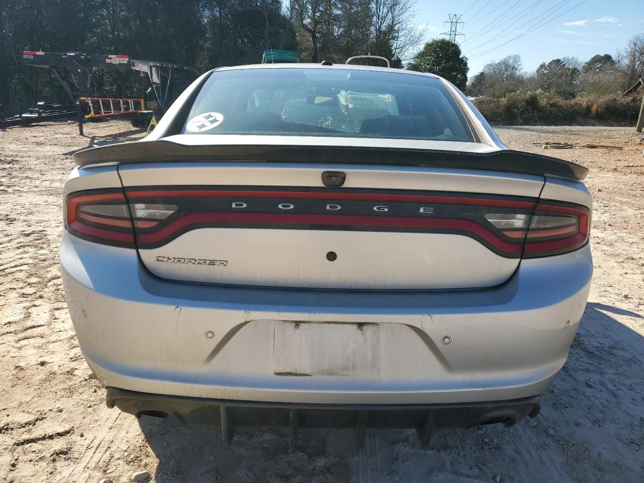 2015 Dodge Charger VIN 2C3CDXAT4FH796022 Copart auction photo, side damage thumbnail 6