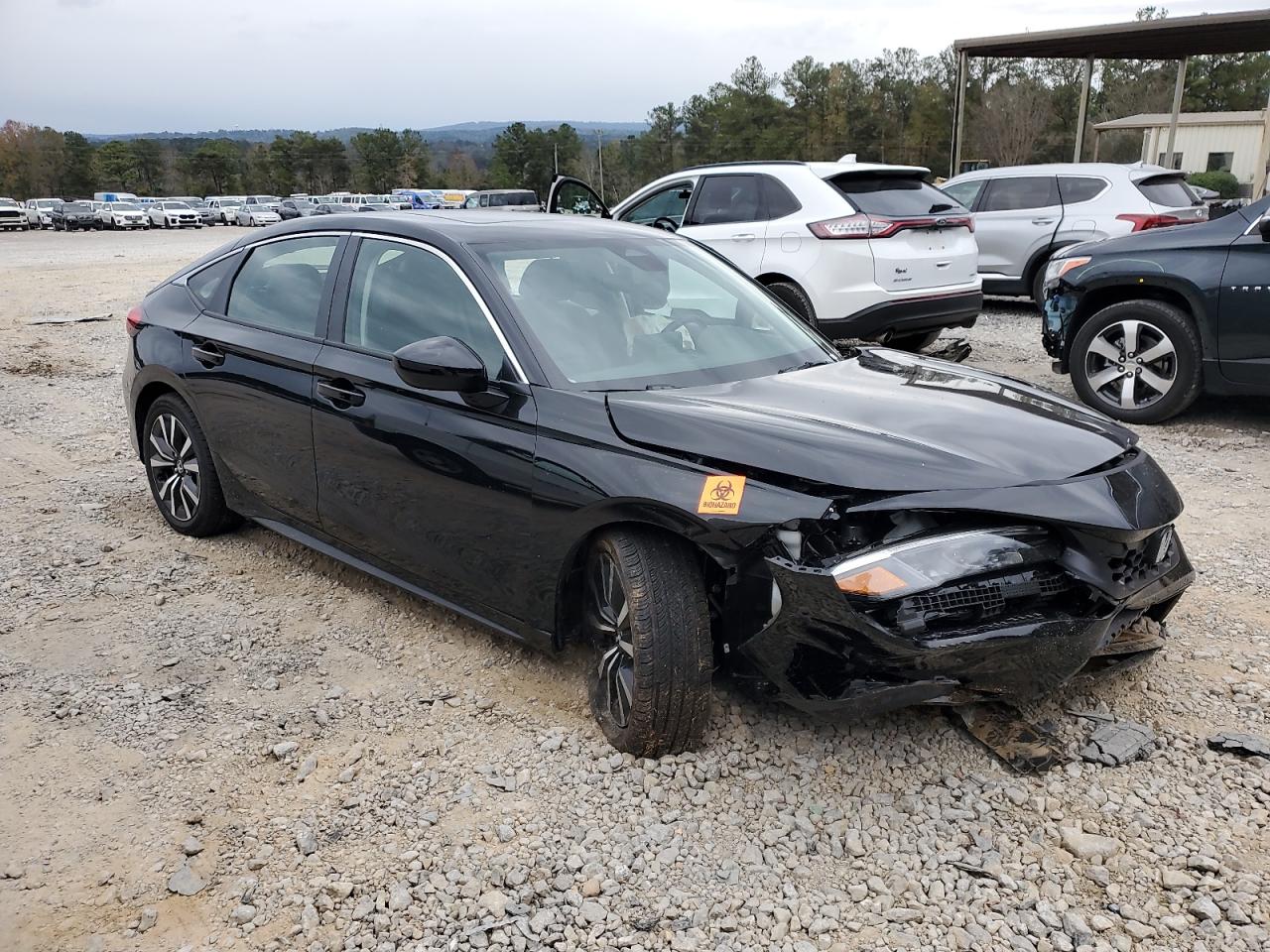 2024 Honda Civic VIN 19XFL1H71RE016270 Copart auction photo, side / front end damage thumbnail 4