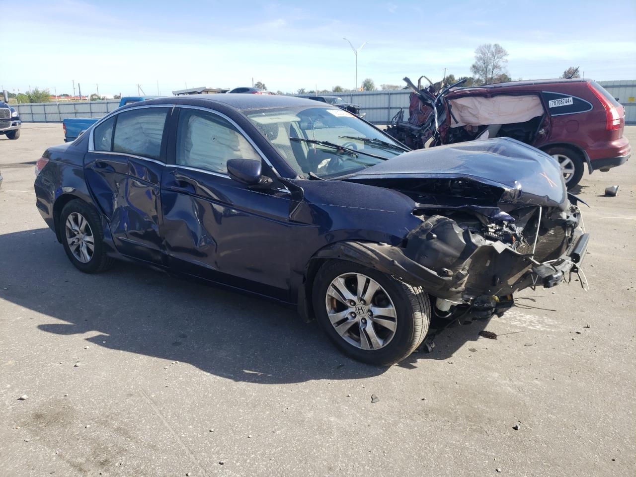 2008 Honda Accord VIN 1HGCP26458A033968 Copart auction photo, all over damage thumbnail 4