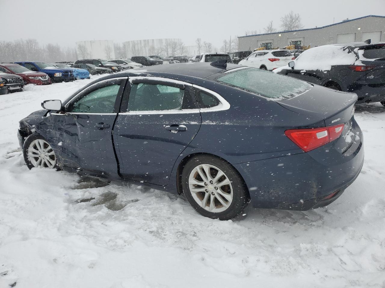 2016 Chevrolet Malibu VIN 1G1ZE5STXGF189611 Copart auction photo, front end / side damage thumbnail 2