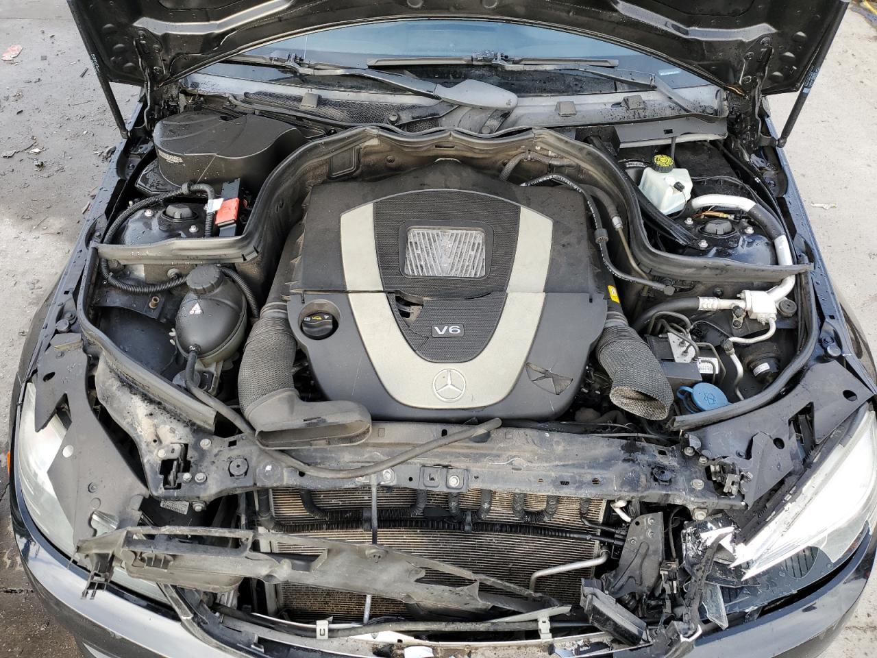 2011 Mercedes-Benz C-klasse VIN WDDGF8BB9BR157959 Copart auction photo, front end damage thumbnail 11