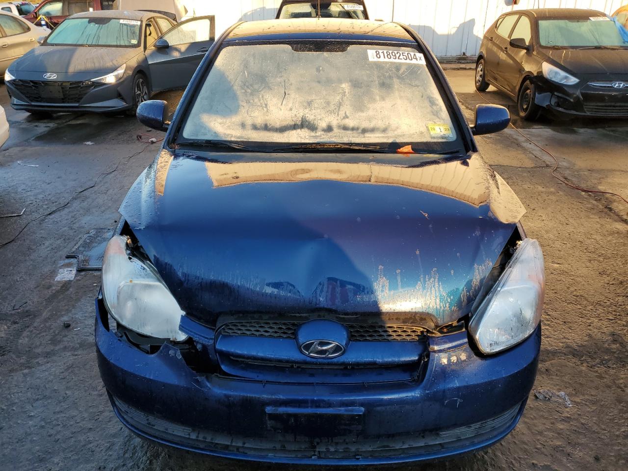 2010 Hyundai Accent VIN KMHCM3AC4AU181184 Copart auction photo, front end / minor dent/scratches damage thumbnail 5