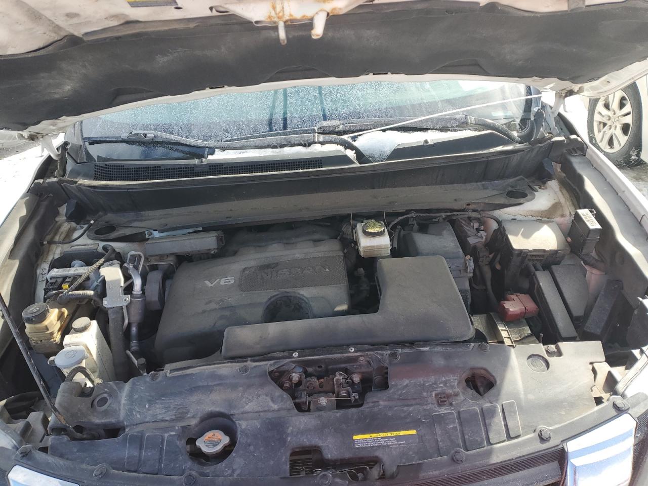 2017 Nissan Pathfinder VIN 5N1DR2MM7HC610550 Copart auction photo, front end damage thumbnail 12