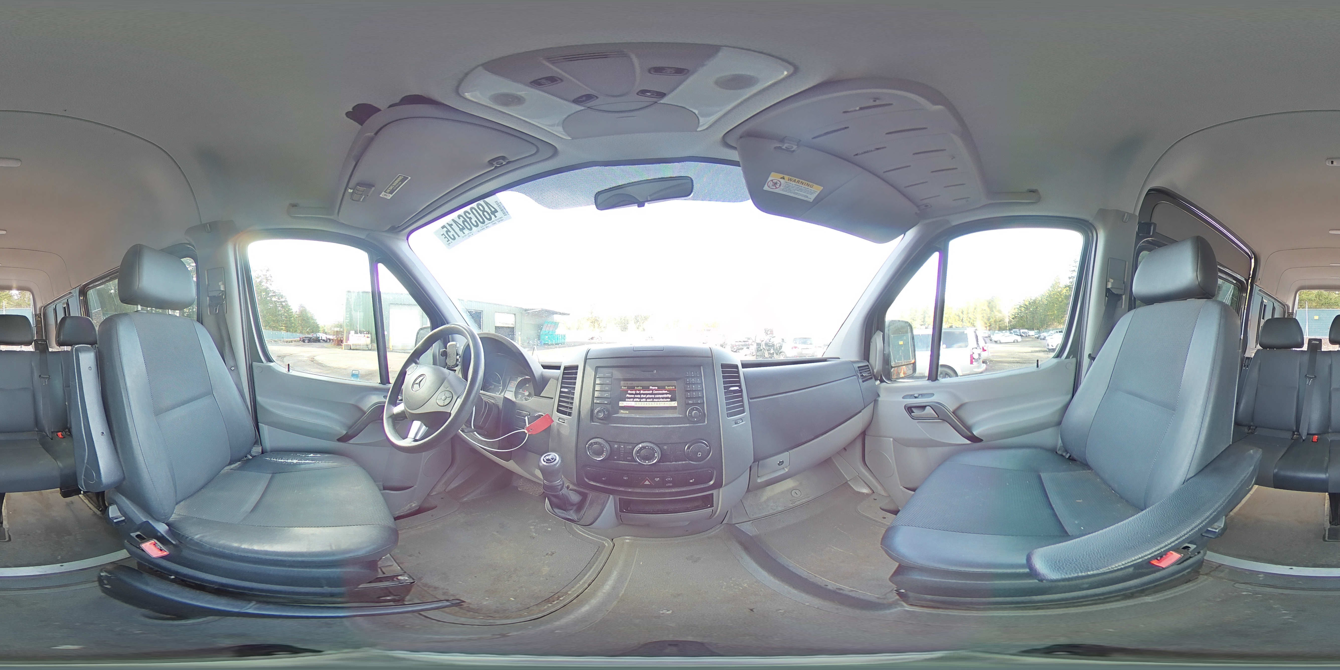 2015 Mercedes-Benz Sprinter VIN WD4PE7DC0FP171379 Copart auction photo, front end damage thumbnail 14