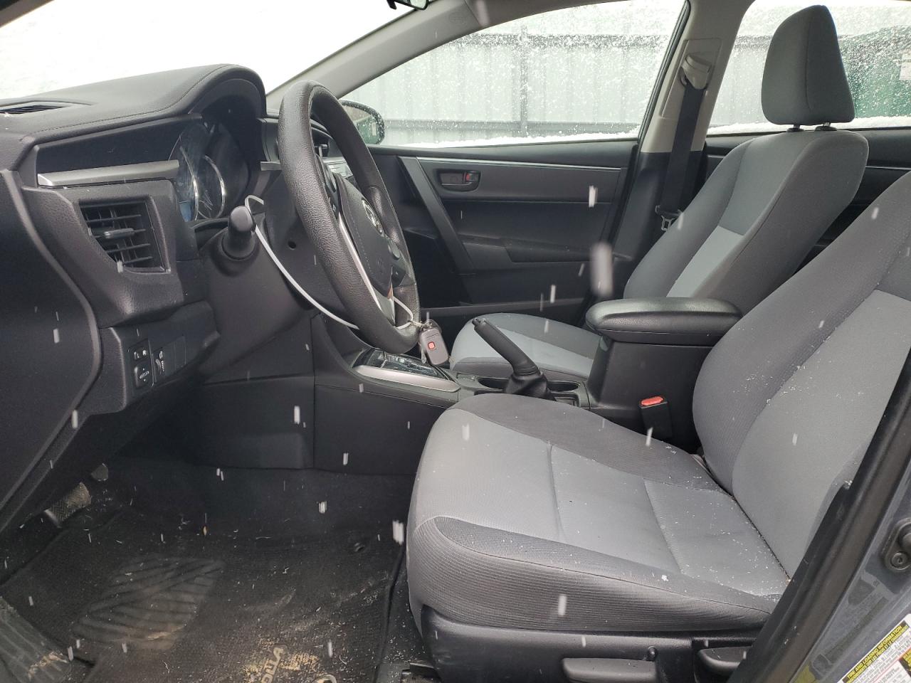 2015 Toyota Corolla VIN 2T1BURHE8FC323275 Copart auction photo, front end / side damage thumbnail 7