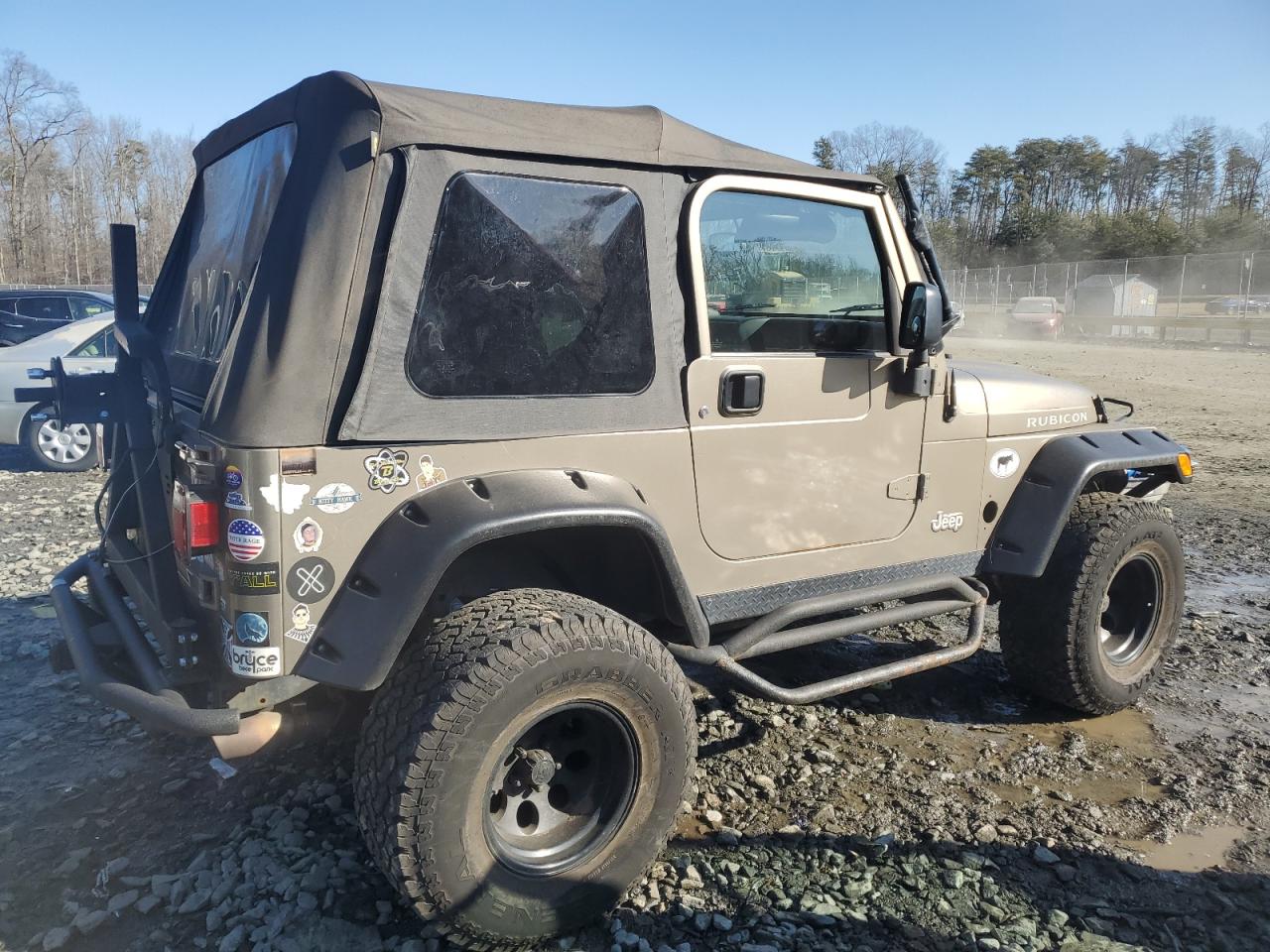 2003 Jeep Wrangler VIN 1J4FA69S53P365620 Copart auction photo, front end damage thumbnail 3