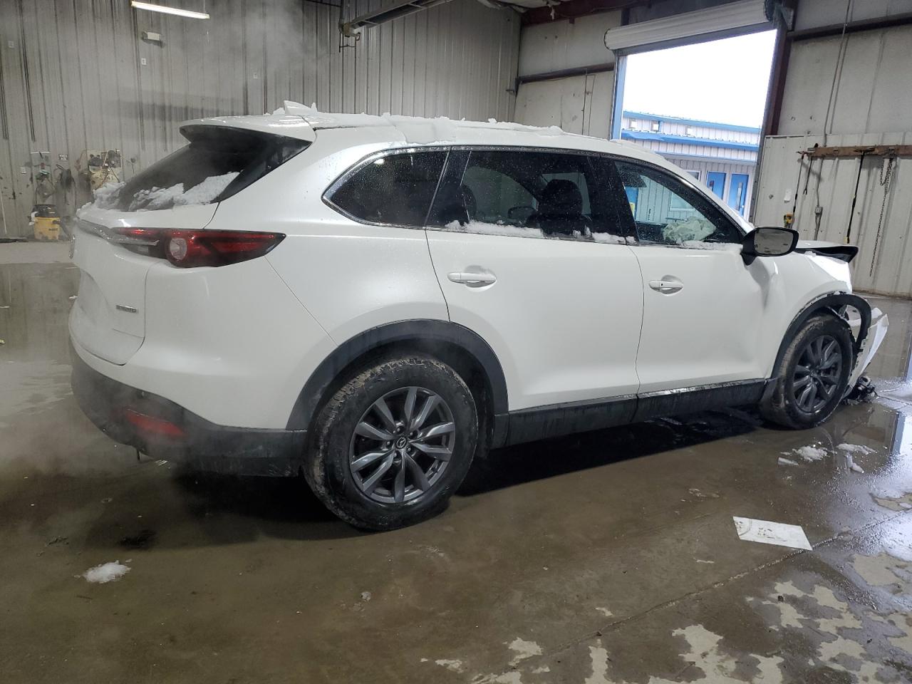 2022 Mazda CX-9 VIN JM3TCBCY7N0604340 Copart auction photo, front end damage thumbnail 3