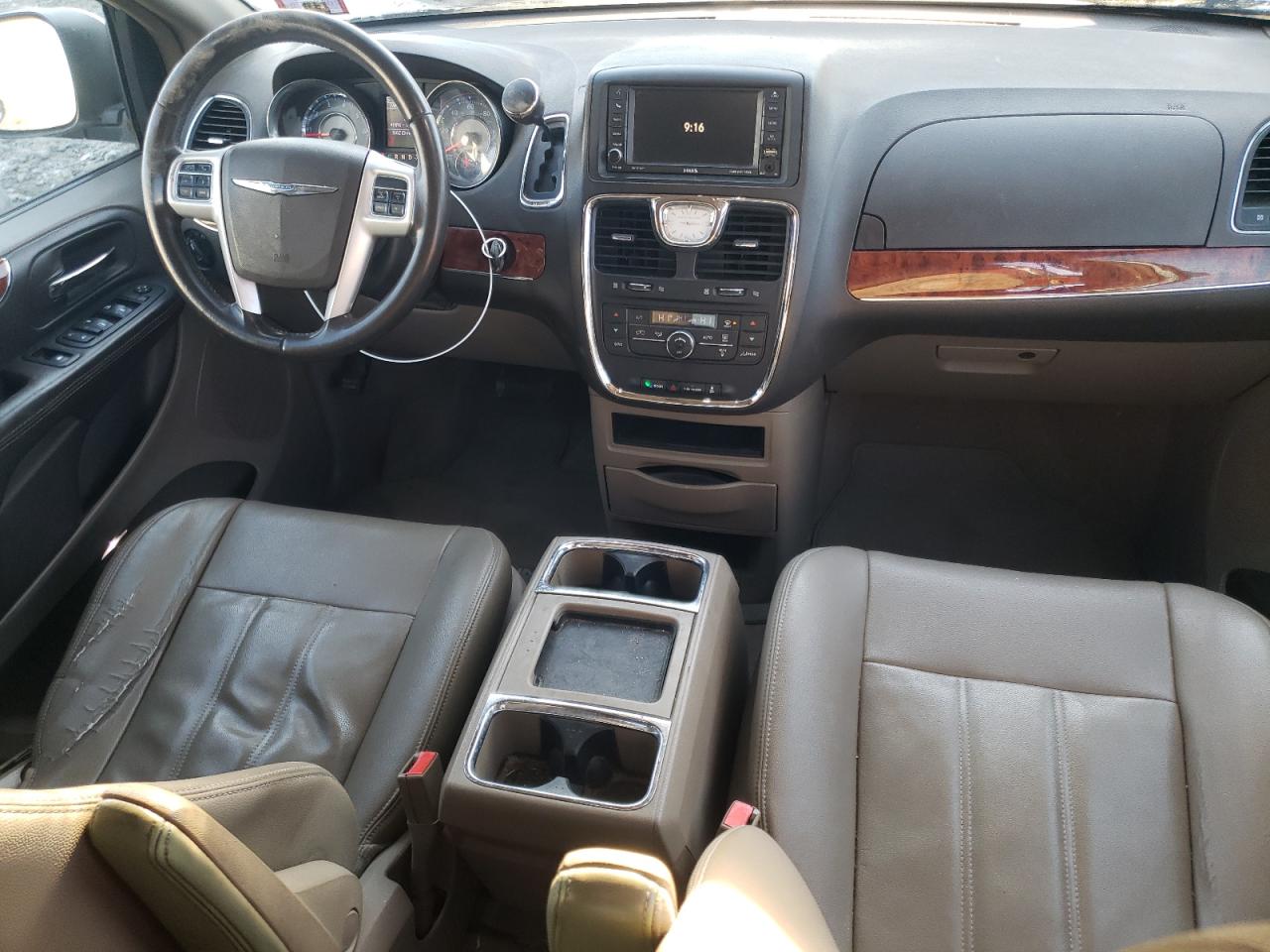 2014 Chrysler Town & Country VIN 2C4RC1BG7ER396634 Copart auction photo, rear end / side damage thumbnail 8