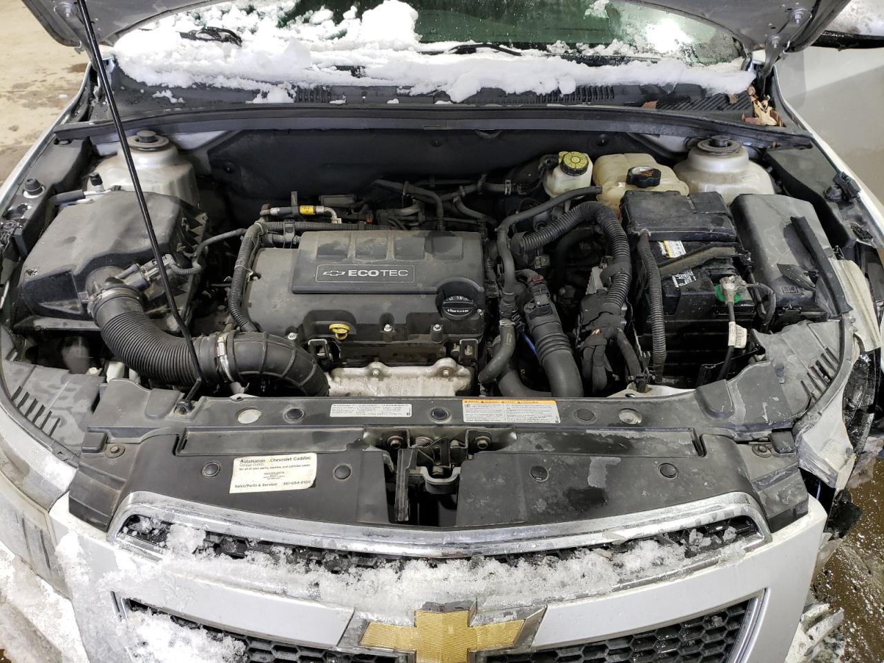 2014 Chevrolet Cruze VIN 1G1PC5SB9E7255271 Copart auction photo, front end damage thumbnail 11