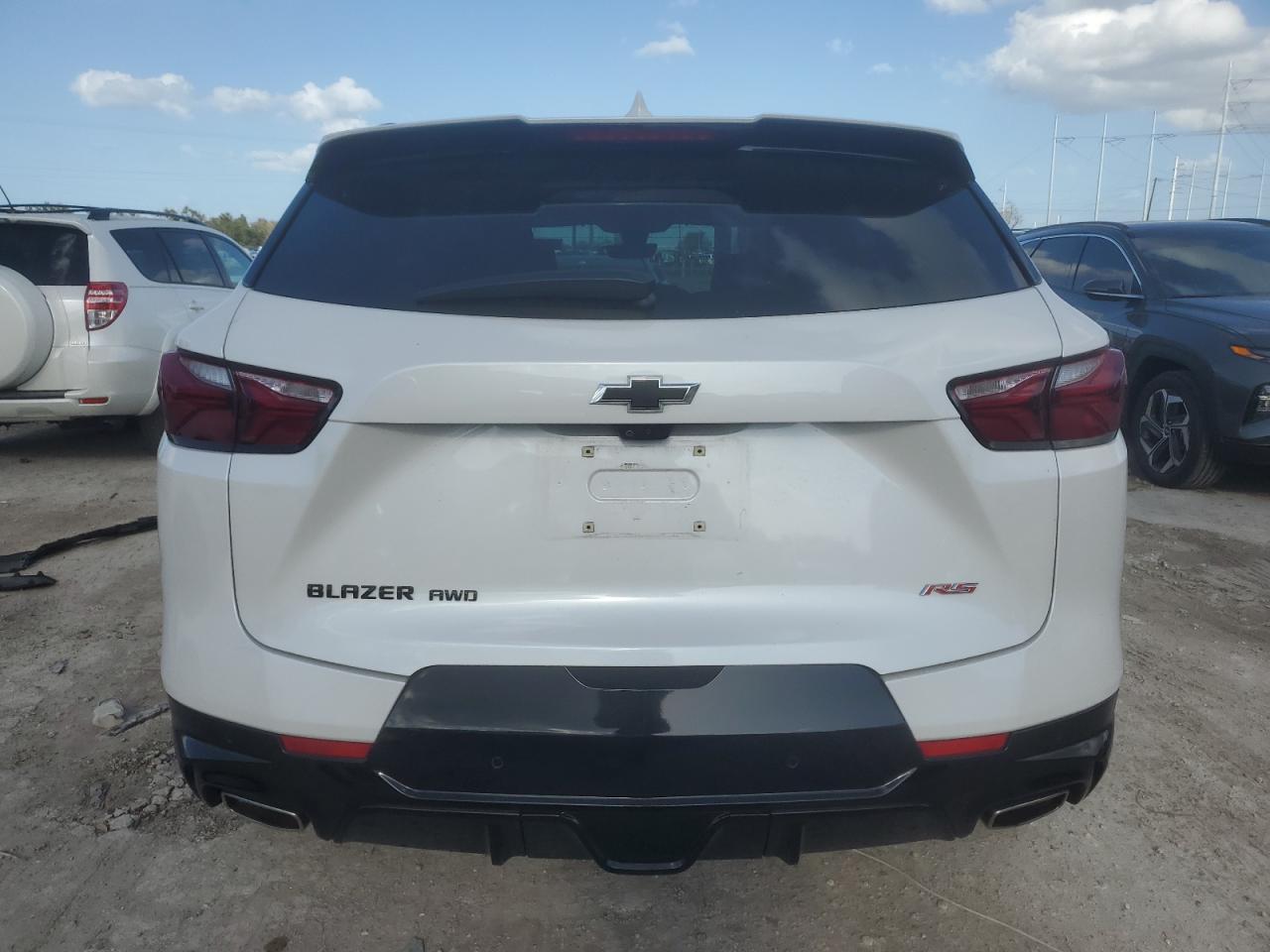 2021 Chevrolet Blazer VIN 3GNKBKRS8MS586780 Copart auction photo, front end damage thumbnail 6