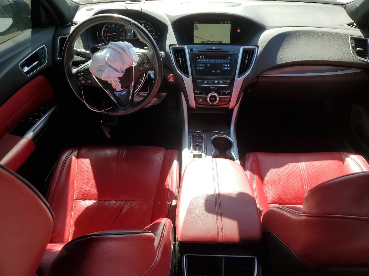 2020 Acura TLX VIN 19UUB3F67LA002837 Copart auction photo, front end damage thumbnail 8