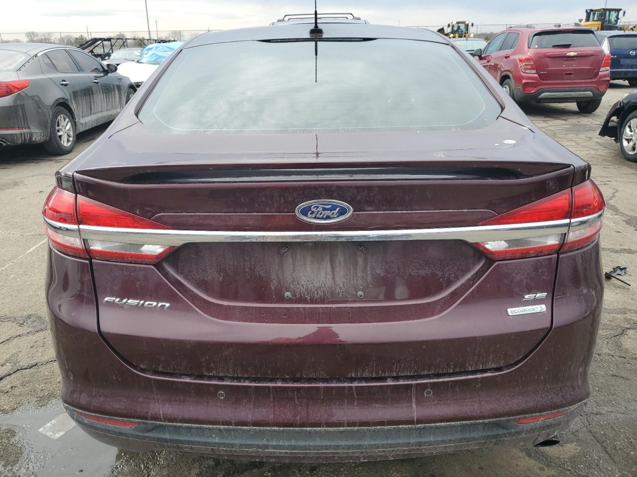 2018 Ford Fusion VIN 3FA6P0HD2JR130804 Copart auction photo, front end damage thumbnail 6