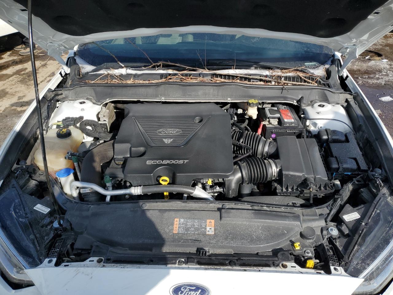 2017 Ford Fusion VIN 3FA6P0VP7HR120911 Copart auction photo, front end / side damage thumbnail 11
