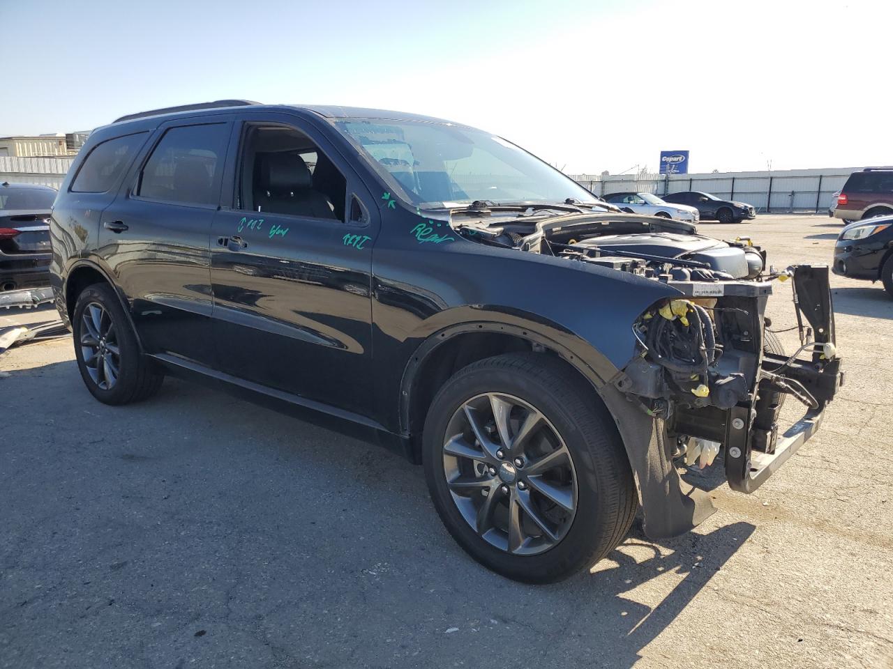 2018 Dodge Durango VIN 1C4RDHDG7JC254936 Copart auction photo, front end / minor dent/scratches damage thumbnail 4