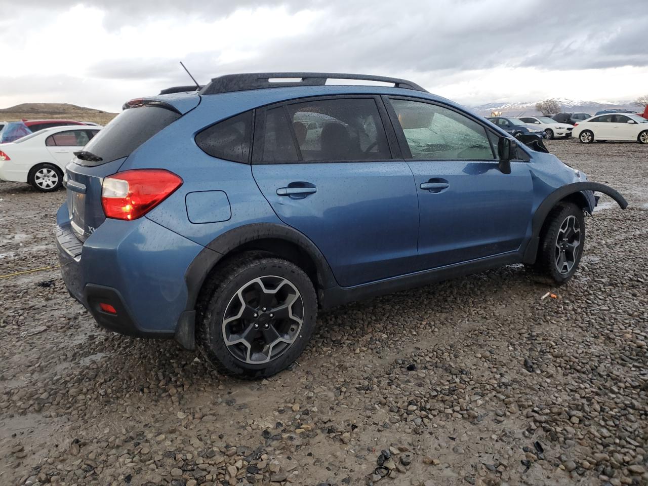 2014 Subaru XV VIN JF2GPAVC2E8219877 Copart auction photo, front end / side damage thumbnail 3