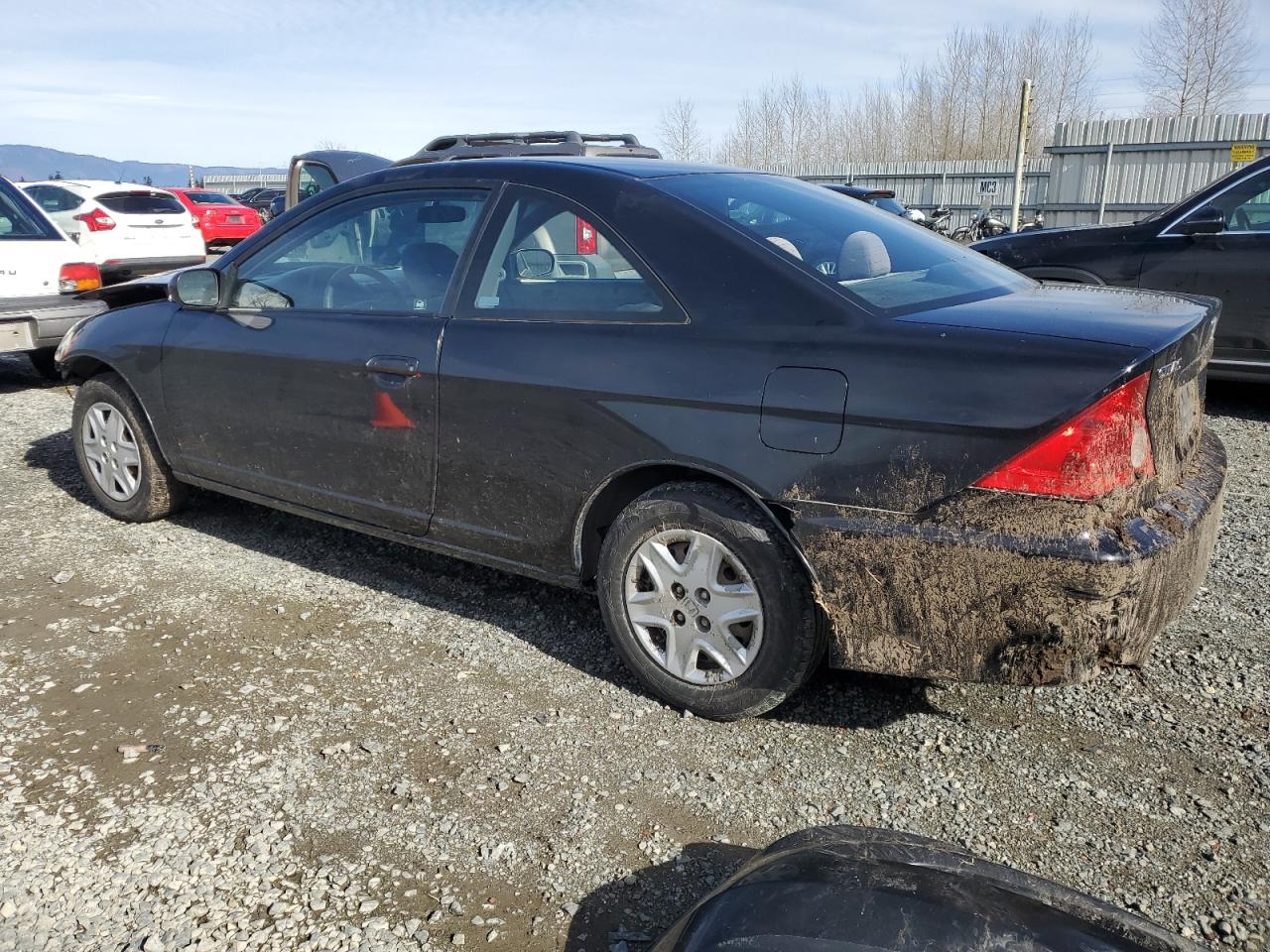 2004 Honda Civic VIN 1HGEM21104L051422 Copart auction photo, front end / rear end damage thumbnail 2