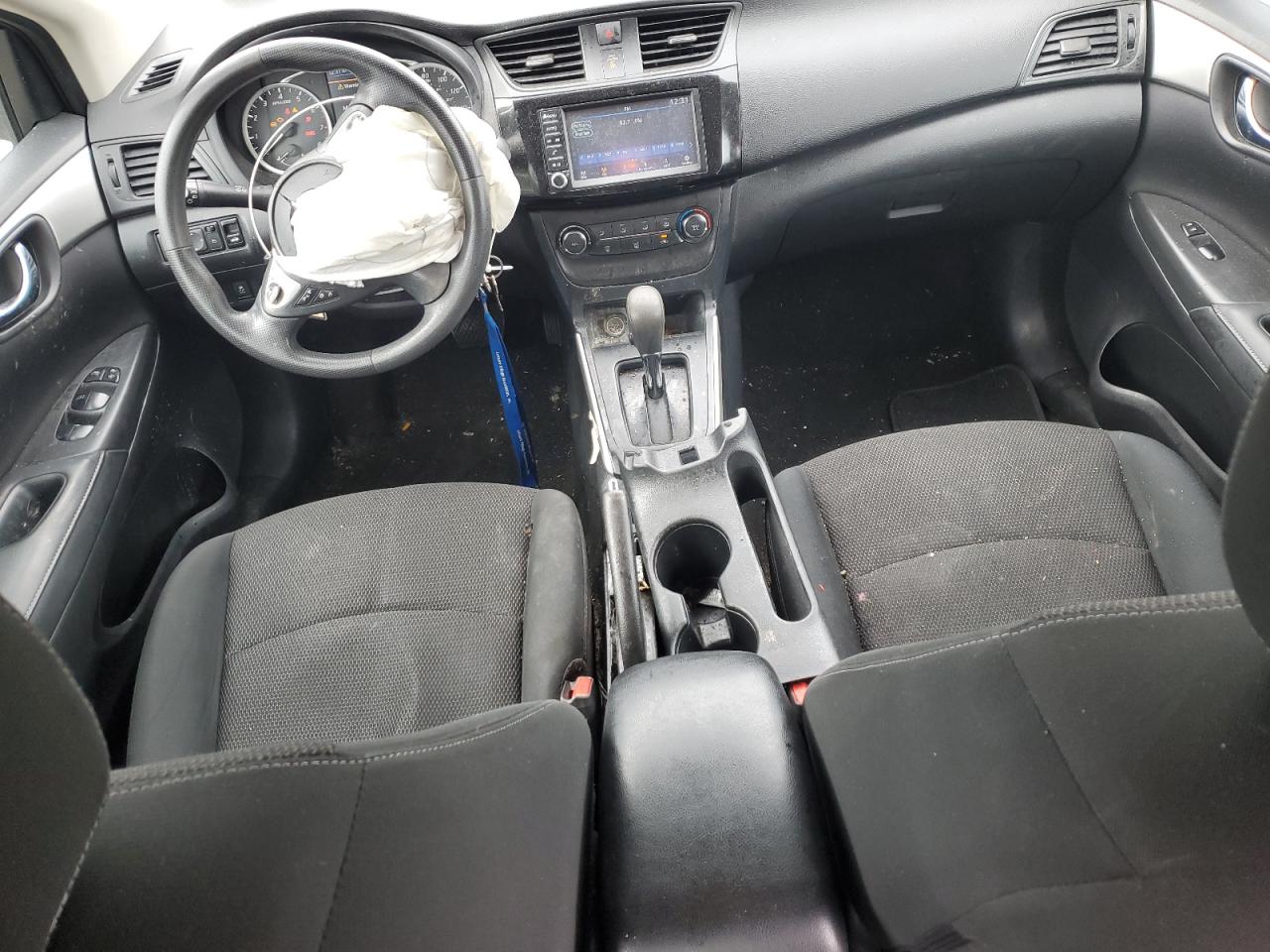 2019 Nissan Sentra VIN 3N1AB7AP2KY236485 Copart auction photo, front end / side damage thumbnail 8