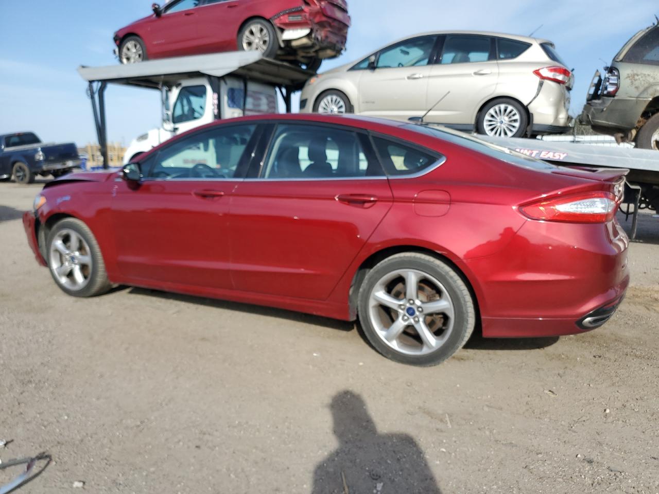 2015 Ford Fusion VIN 3FA6P0H91FR267610 Copart auction photo, frame damage / front end damage thumbnail 2