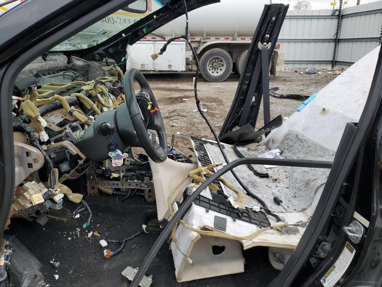 2013 Infiniti JX VIN 5N1AL0MM8DC319607 Copart auction photo, vandalism / stripped damage thumbnail 7