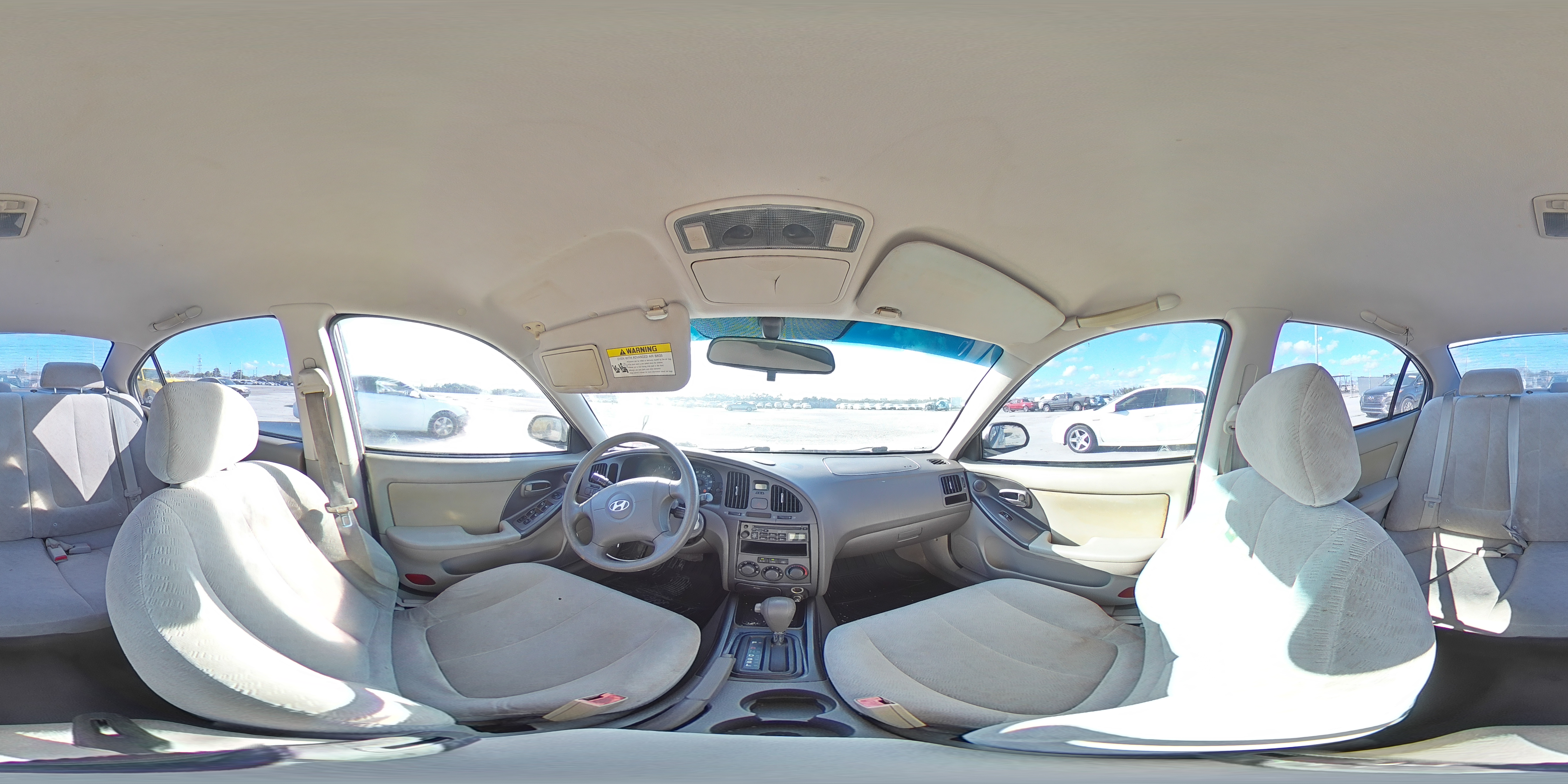 2005 Hyundai Elantra VIN KMHDN46D65U153109 Copart auction photo, rear end / side damage thumbnail 12