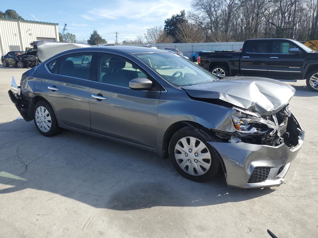 2019 Nissan Sentra VIN 3N1AB7AP8KY323212 Copart auction photo, rear end / front end damage thumbnail 4