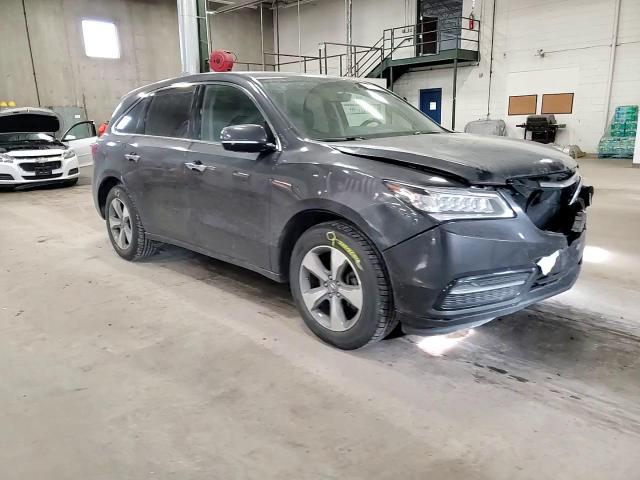 2016 Acura MDX VIN 5FRYD4H28GB001623 Copart auction photo, front end damage thumbnail 12